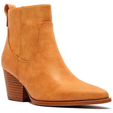 Qupid Vaca Nubuck Pull-On Bootie