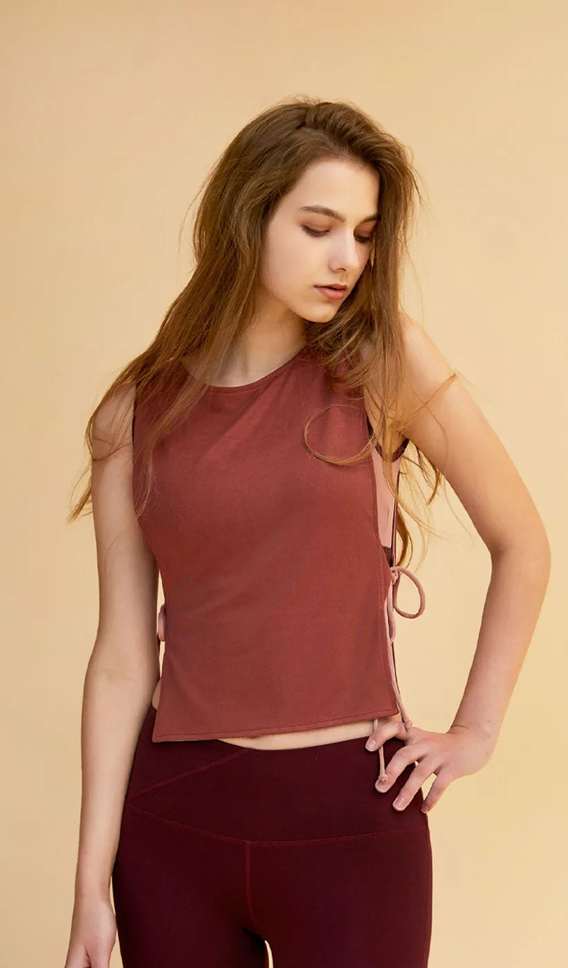 SAYLOR Reversible Yoga Crop Tank Top