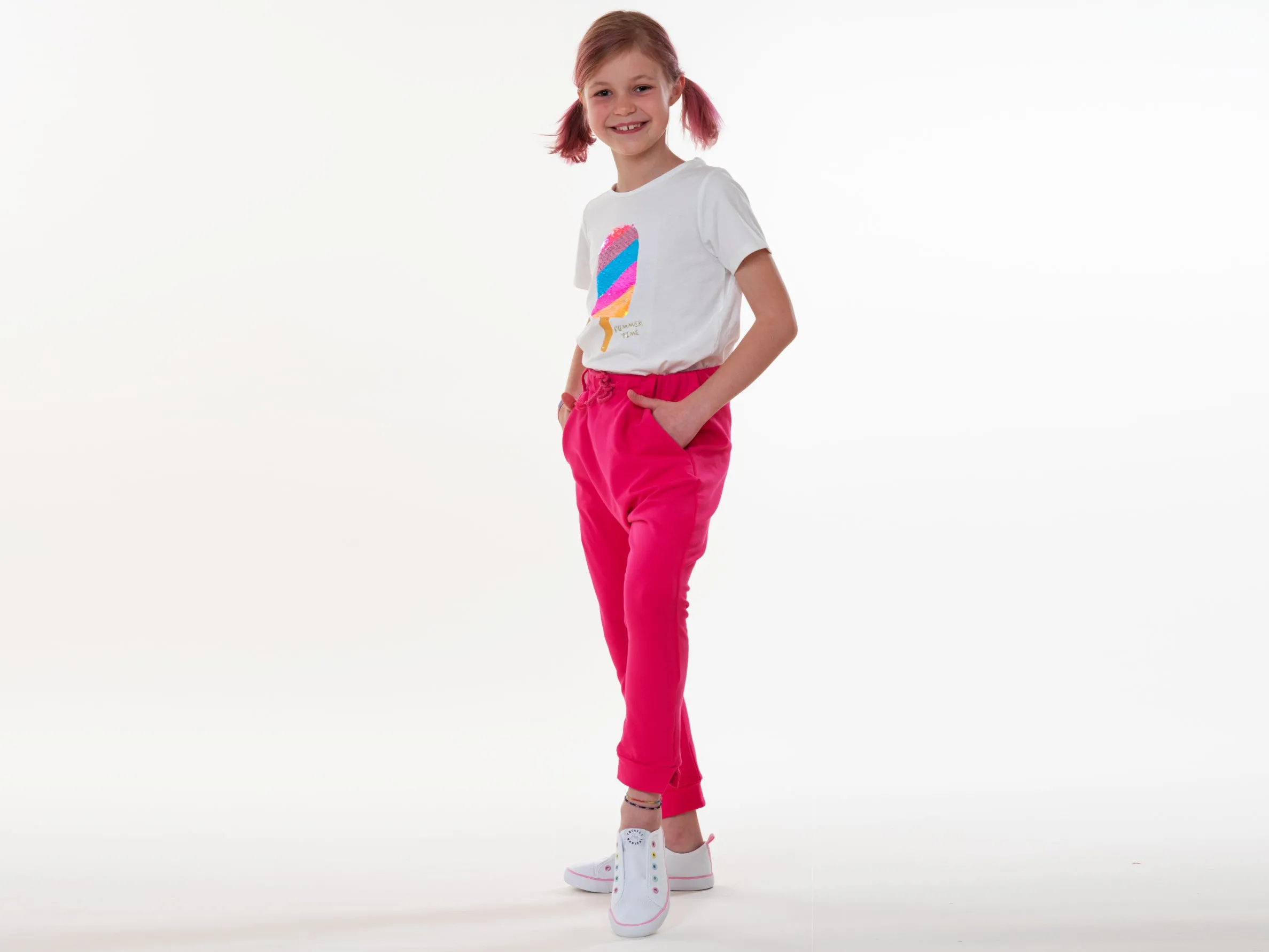 Schnittmuster Kinder Haremshose, Jogginghose DADO von Patternforkids