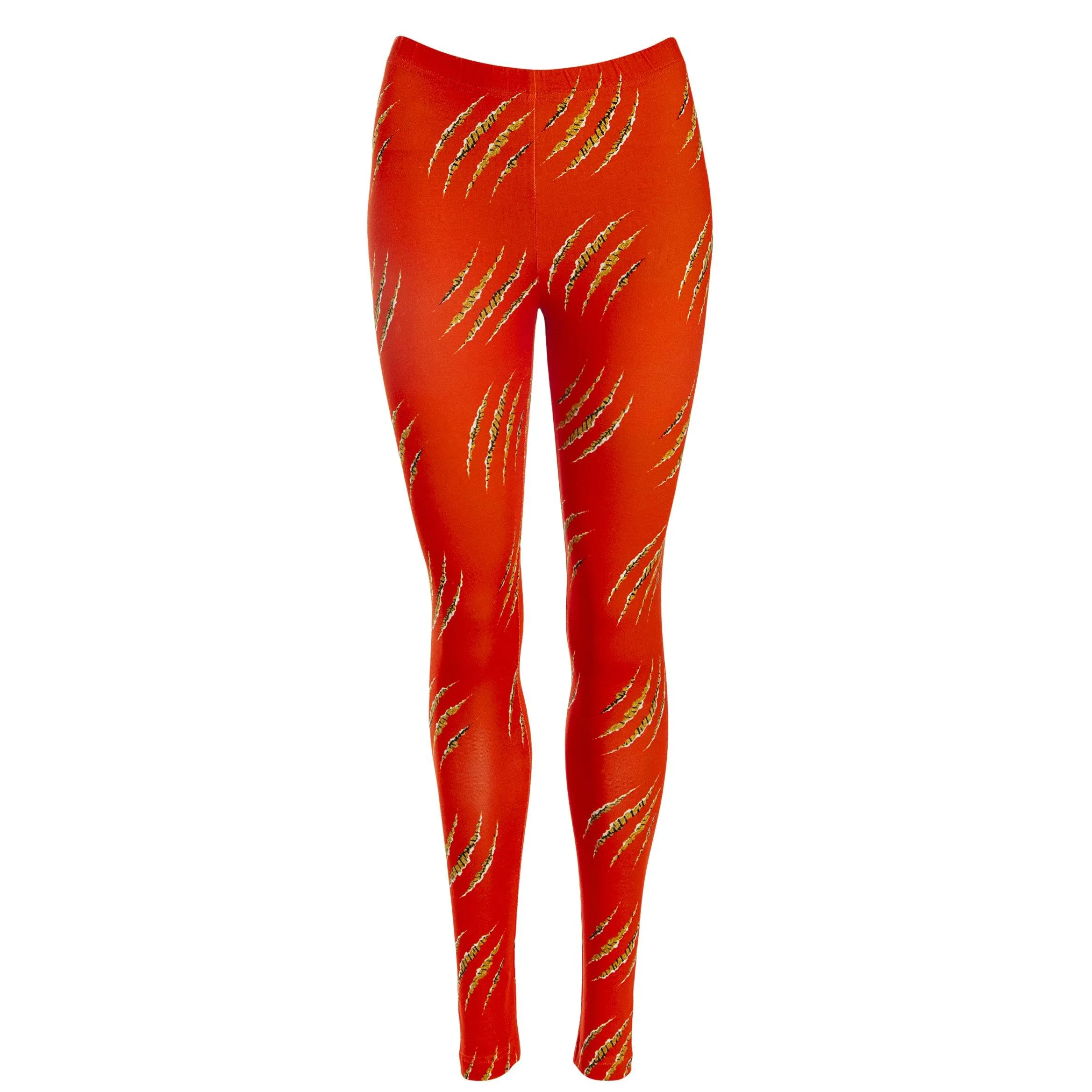 Scratch Leggings Orange Organic Cotton