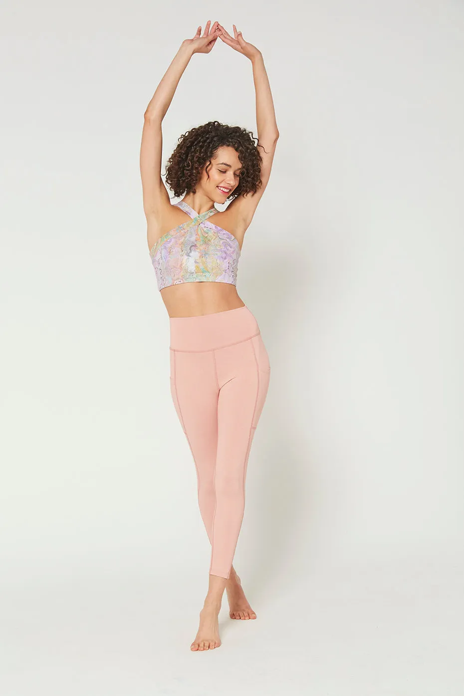 Stretch Heather Pocket Legging