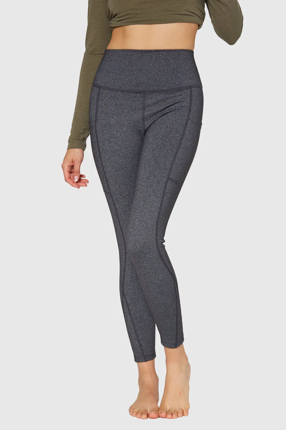 Stretch Heather Pocket Legging