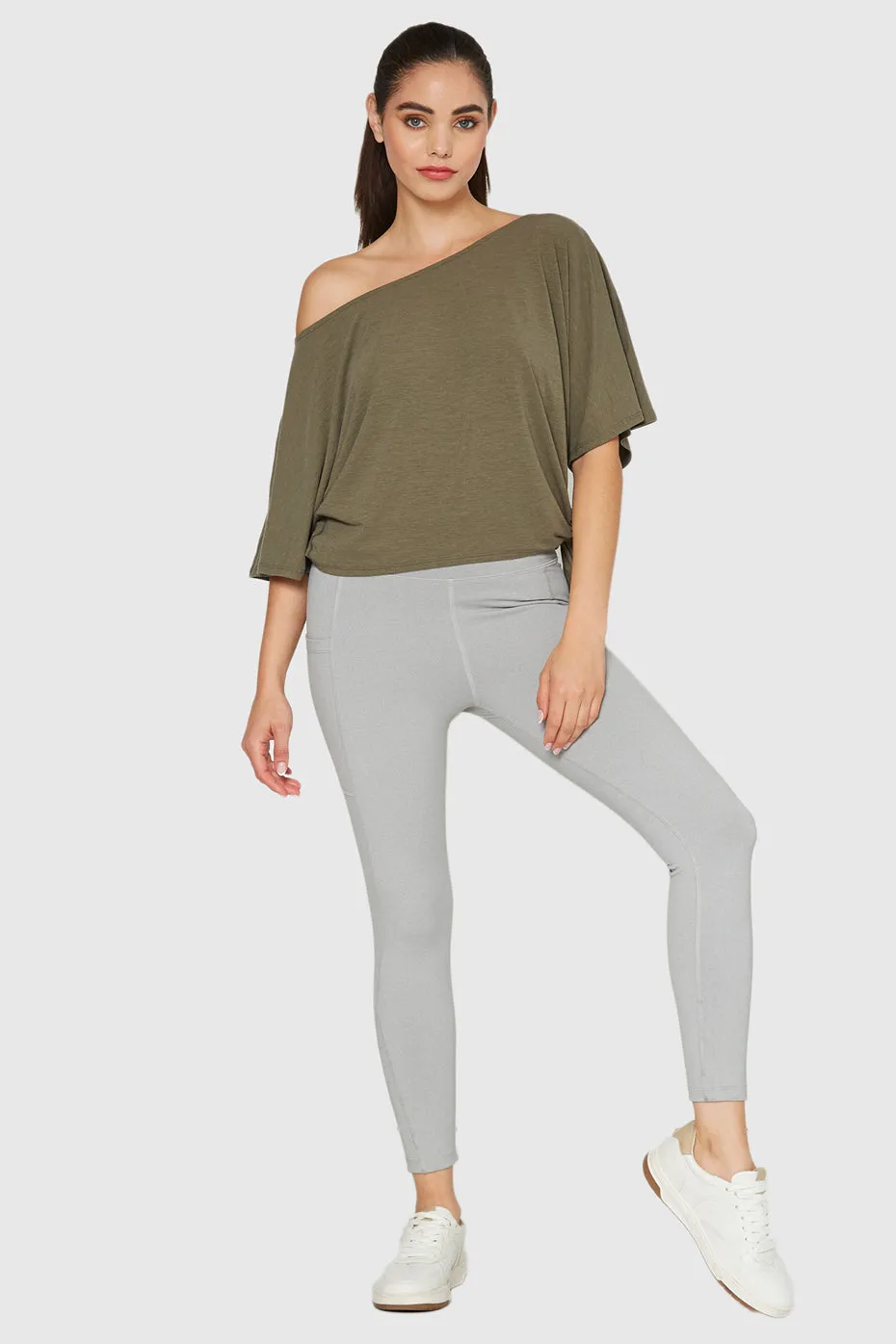 Stretch Heather Pocket Legging