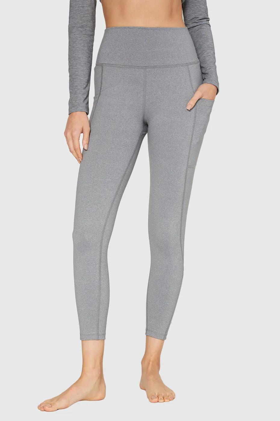 Stretch Heather Pocket Legging