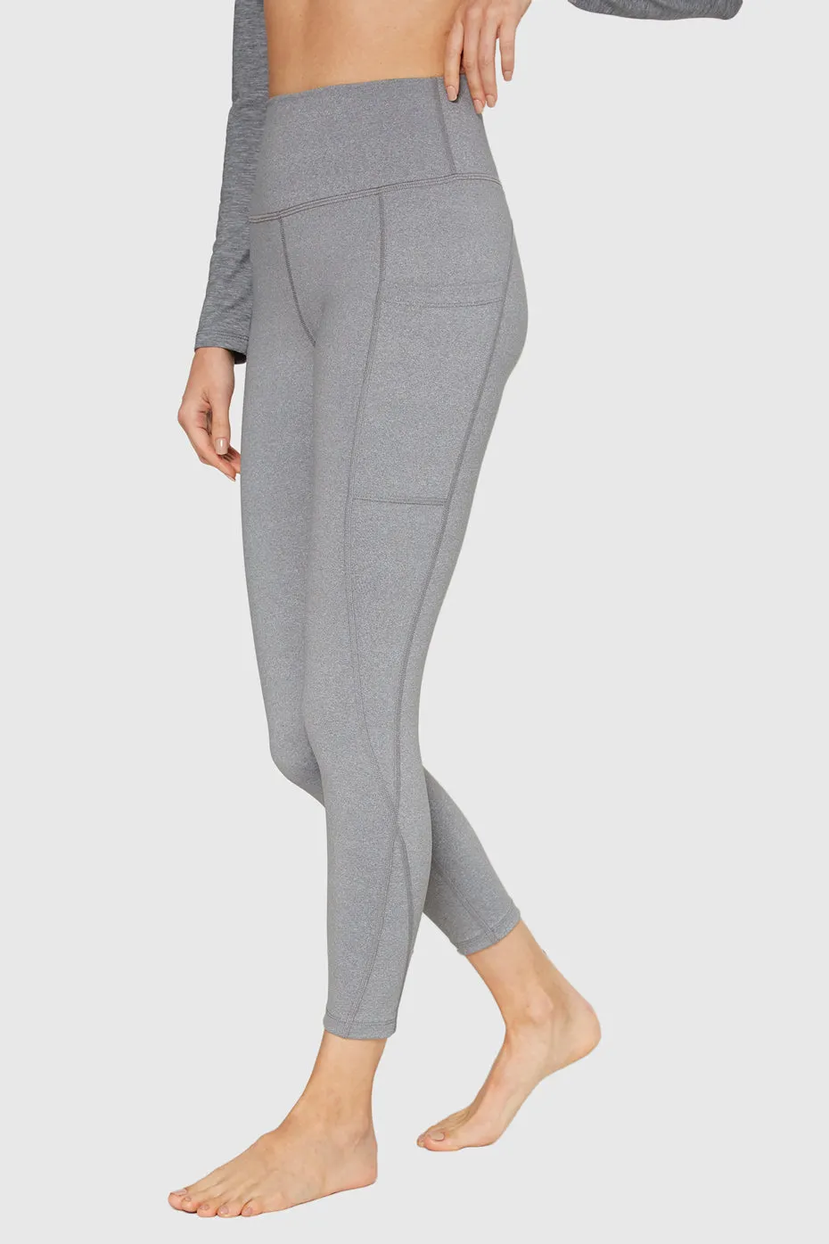 Stretch Heather Pocket Legging