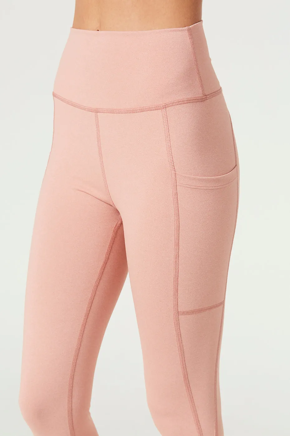 Stretch Heather Pocket Legging