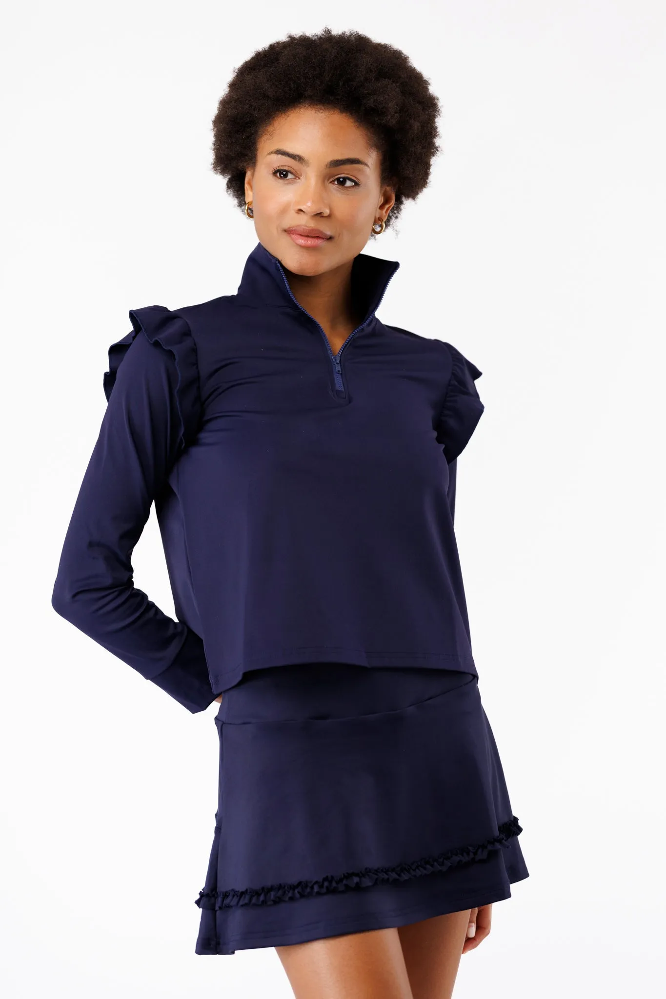 The Grayson 1/4 Zip - Navy