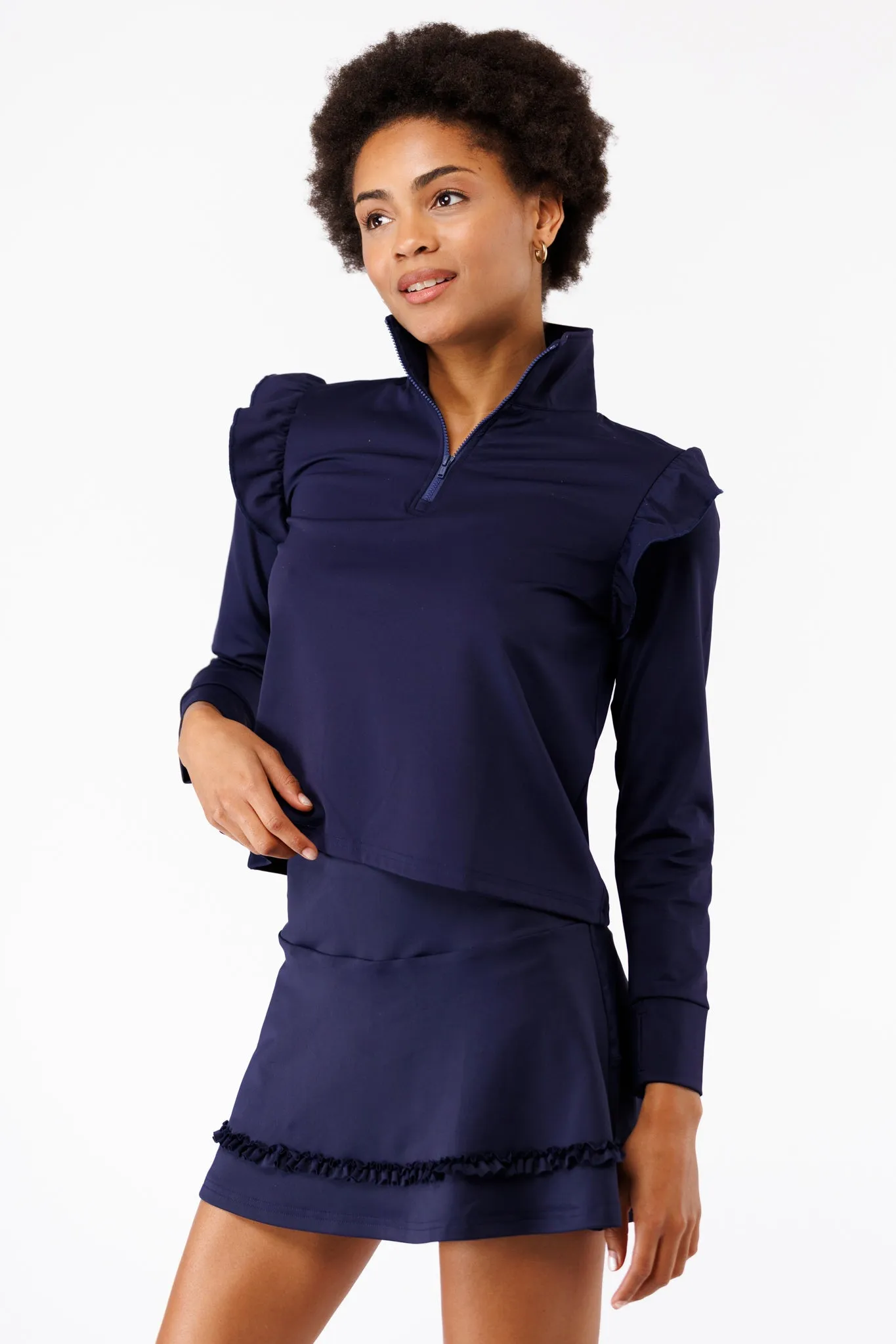 The Grayson 1/4 Zip - Navy