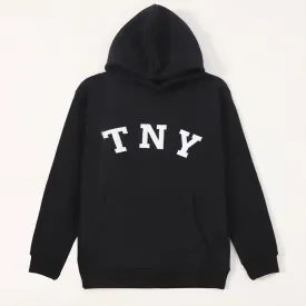 TNY Unisex Oversized Hoodie - Black