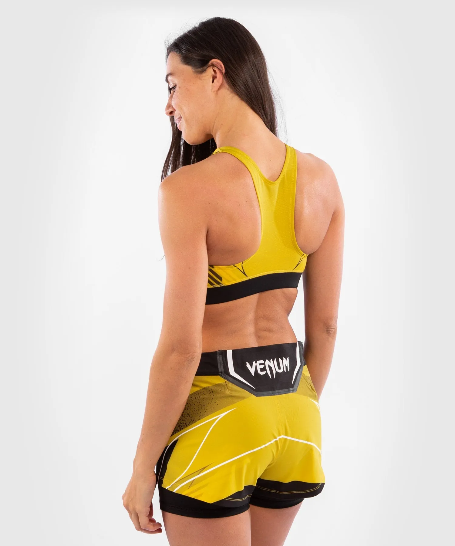 UFC Venum Authentic Fight Night Women's Sport Bra - Yellow