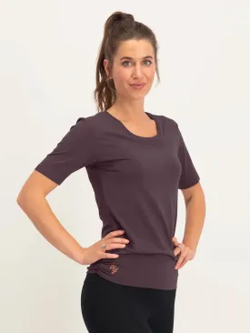 Urban Goddess Kami Yoga Tee - Berry