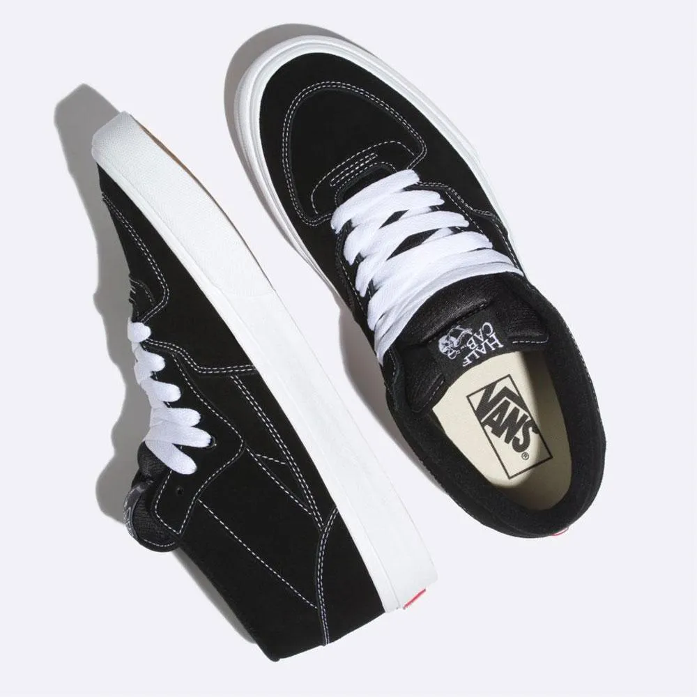 Vans Half Cab Trainers - Black / White