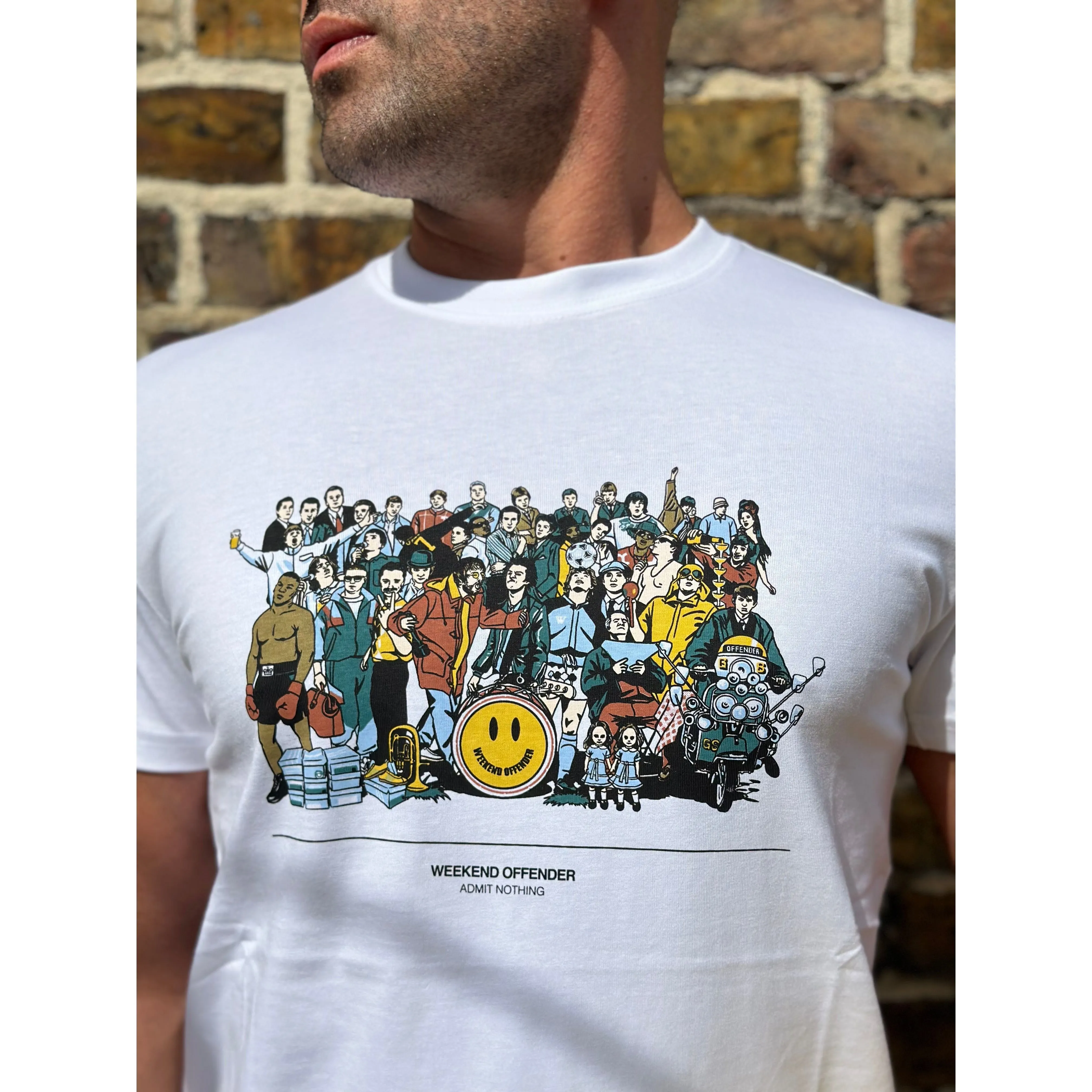 Weekend Offender - Blake Graphic White - T-Shirt