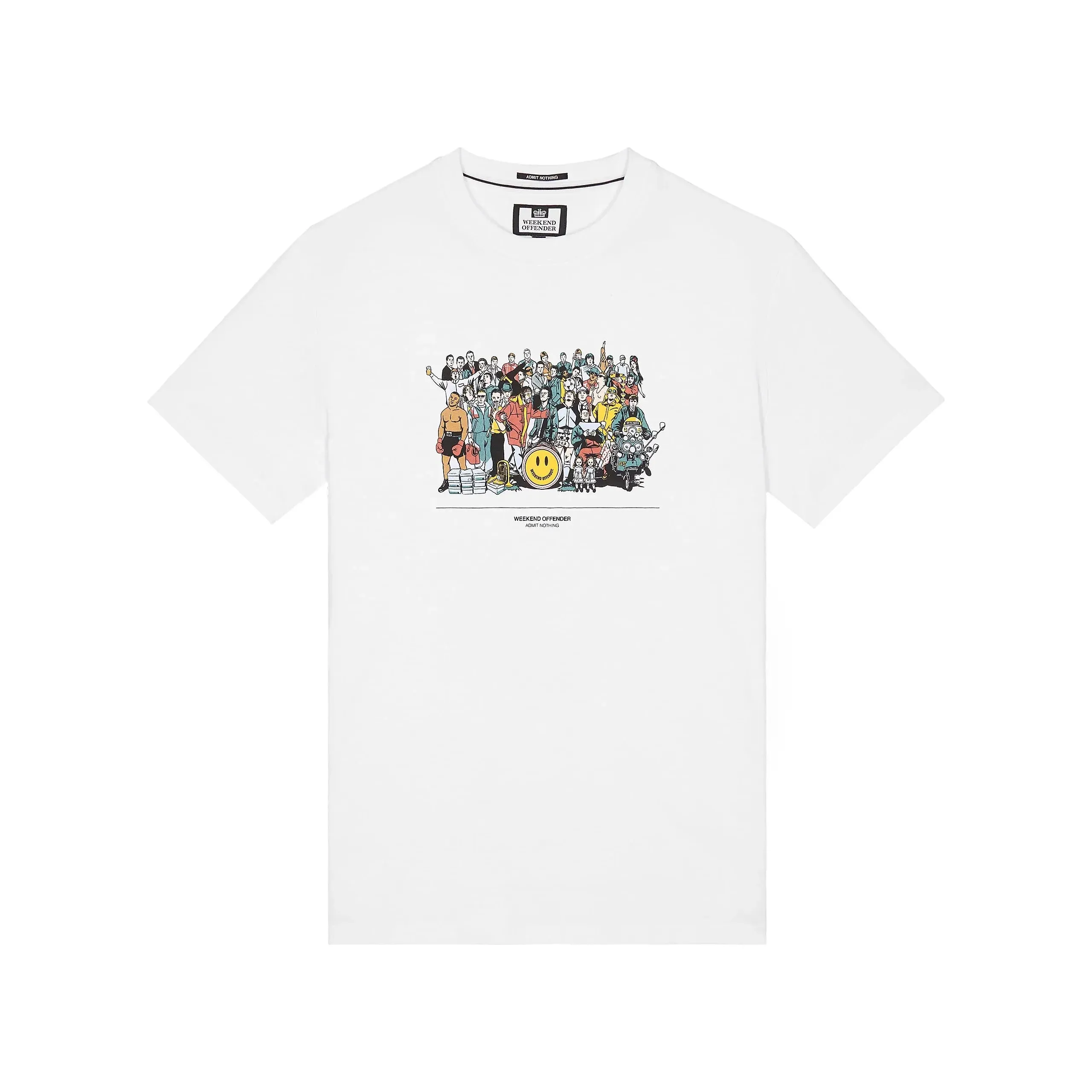 Weekend Offender - Blake Graphic White - T-Shirt