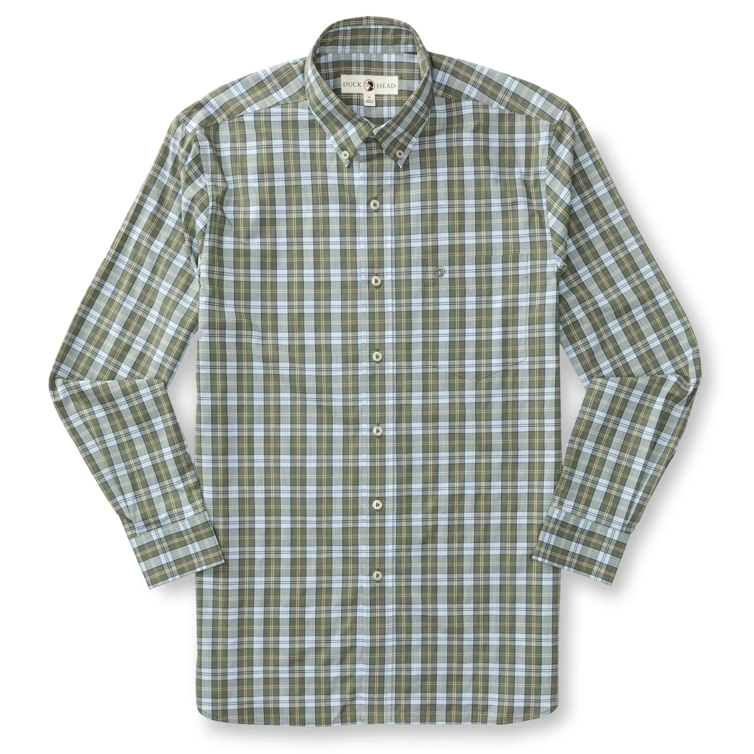 Wester Plaid Performance Poplin Sport Shirt