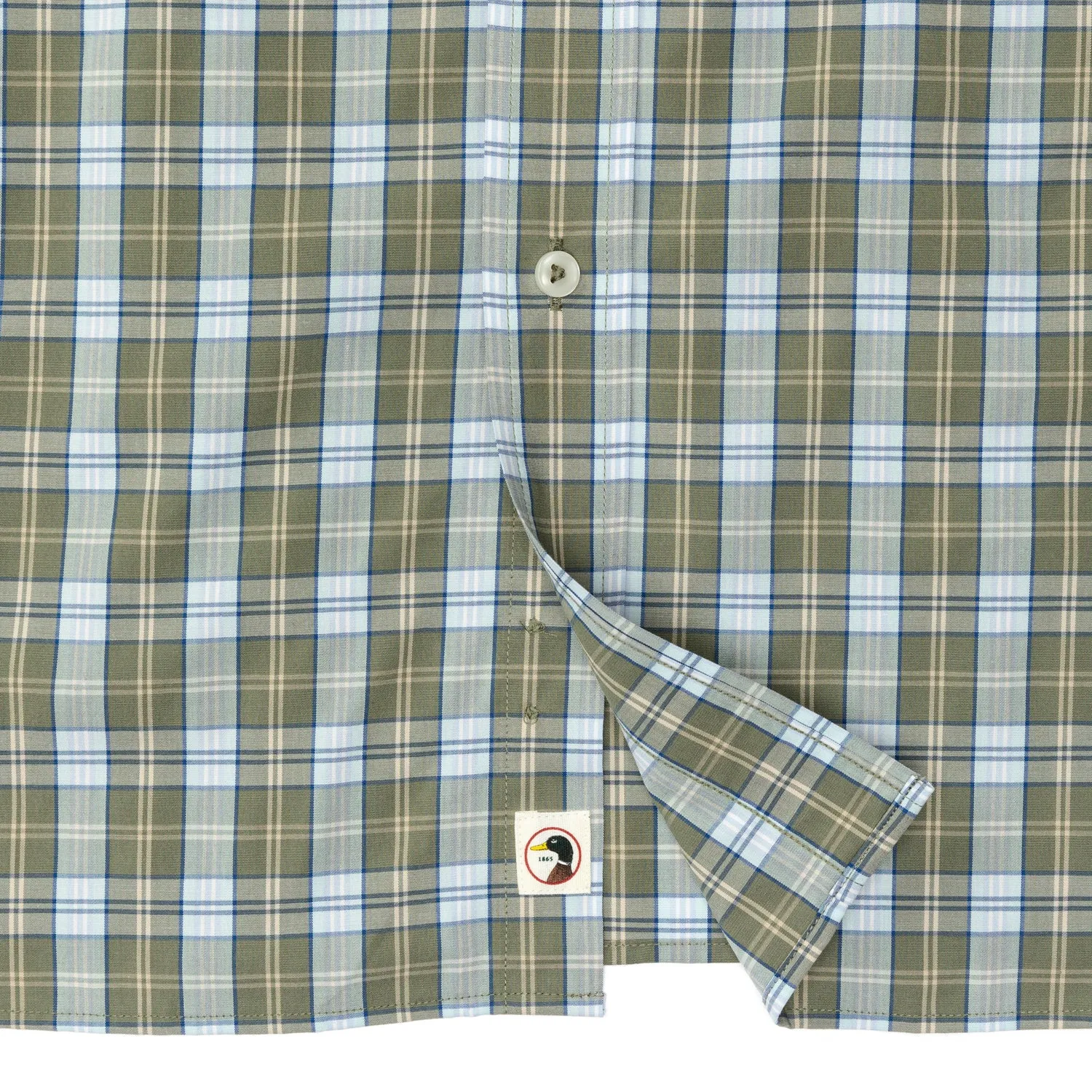 Wester Plaid Performance Poplin Sport Shirt