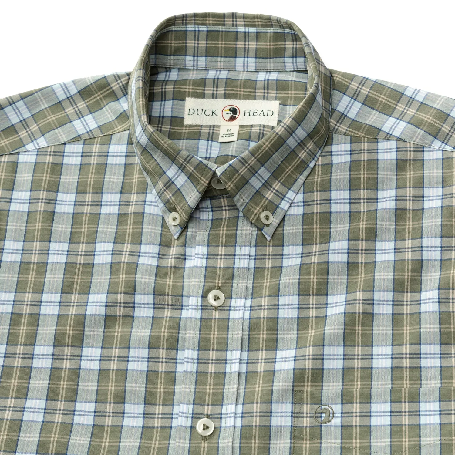 Wester Plaid Performance Poplin Sport Shirt